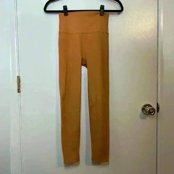 Zenana Burnt Orange Leggings - Size Small - Picture 1 of 3